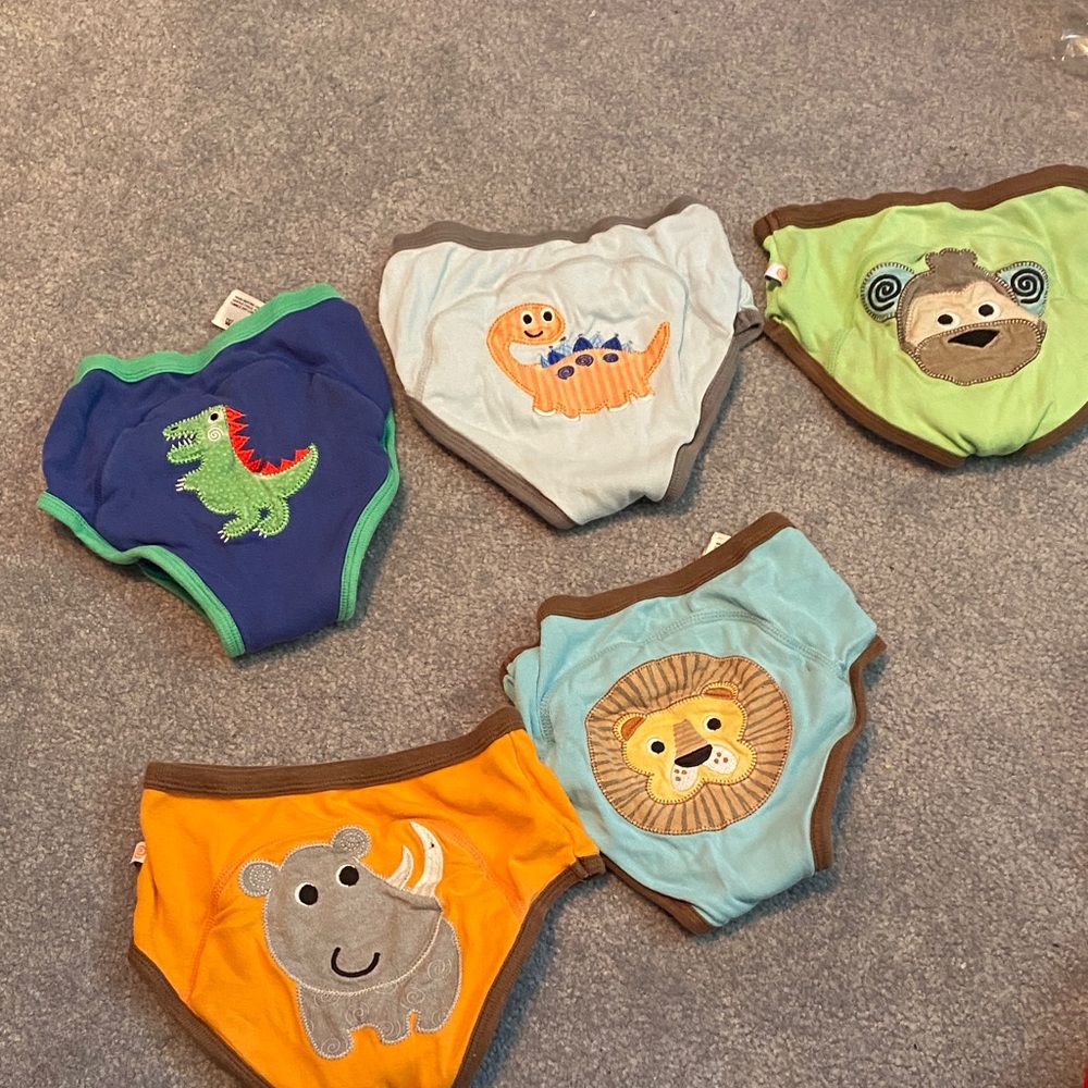 Animal Print Kids Underwear Set - Multicolor